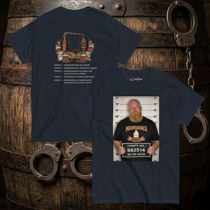 Master Distiller - Moonshiner Bennett Mugshot Tee