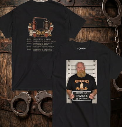 Master Distiller - Moonshiner Bennett Mugshot Tee